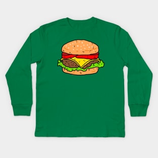 Burger Kids Long Sleeve T-Shirt